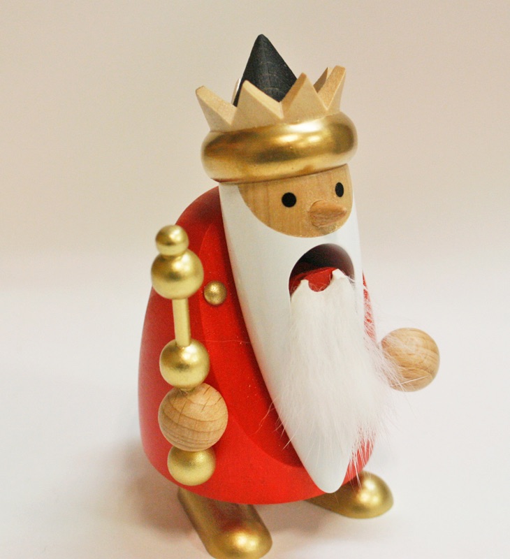Nkくるみ割り人形 ひげ長の王様 高さ 11cm 木のおもちゃ クレヨンハウス