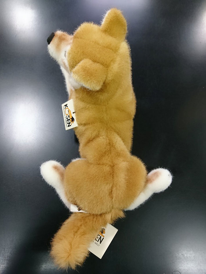 ケーセン 柴犬 伏せ ソフト 木のおもちゃ クレヨンハウス ケーセン 柴犬 伏せ ソフト 木のおもちゃ クレヨンハウス
