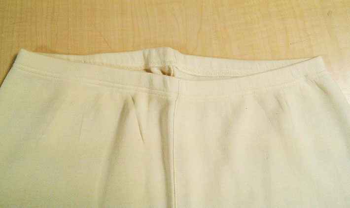 プリスティン パンケーキニットレギンスL(ナチュラル): オーガニック