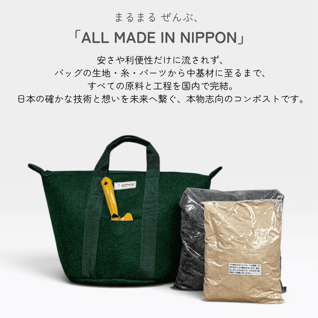 本体：グリーン、ファスナー：イエロー