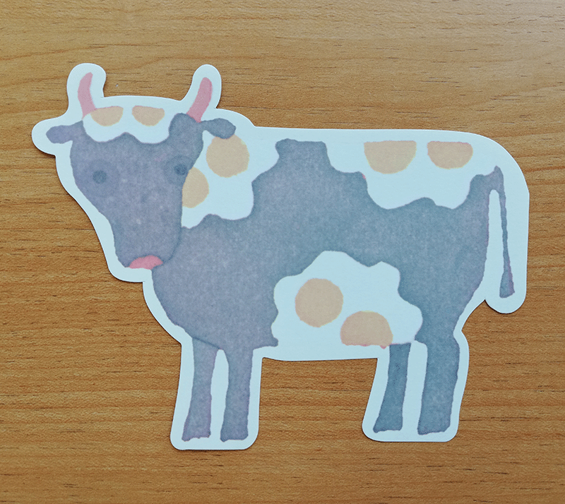 五味太郎 パックレター たべたのだあれ うし 絵本のギフト通販 クレヨンハウス