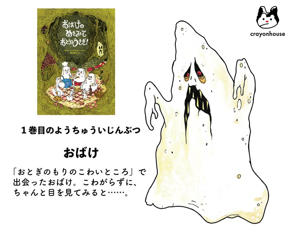 おばけのめをみて おとうとうさぎ！／ヨンナ・ビョルンシェーナ 菱木