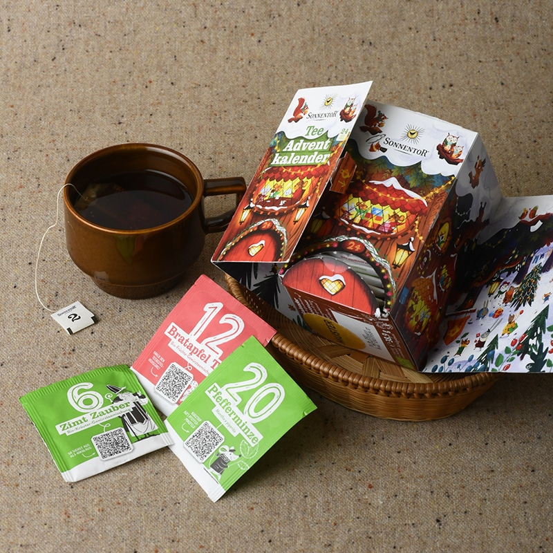 クリスマスカウントダウンのお茶