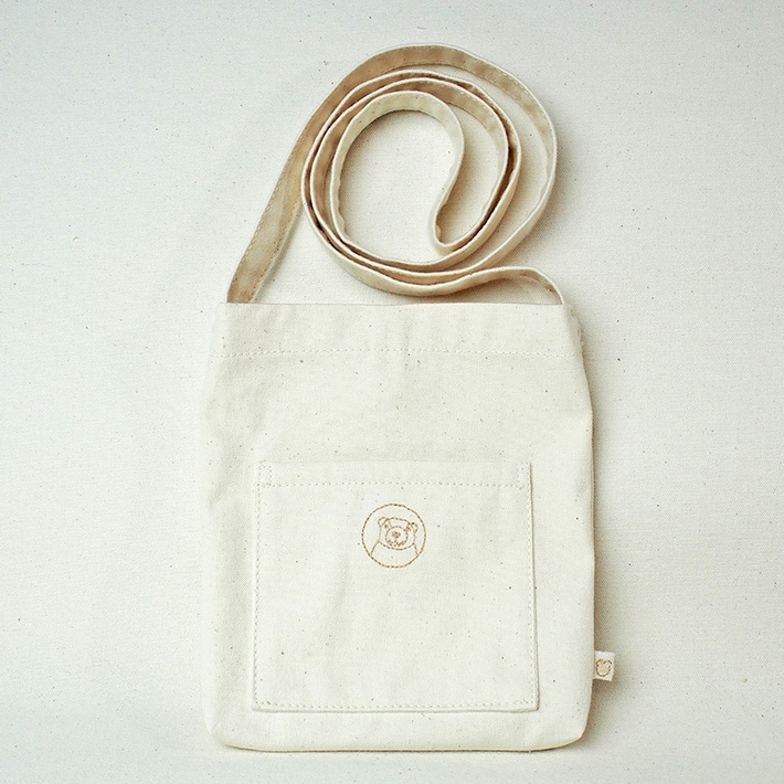 くま刺繍糸：茶綿色