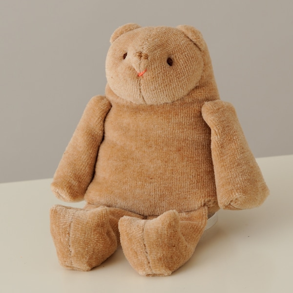 オーガニック100g動物 くま 自由学園生活工芸研究所 高さ 15cm 重さ 100g 木のおもちゃ クレヨンハウス