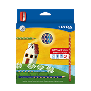 グルーヴ スリム24色セットシャープナー付