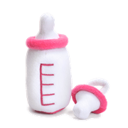 RubensBaby／ルーベンズバーン用おしゃぶり・哺乳瓶セット ピンク