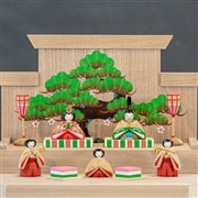 奈良一刀彫｜naradollHIGASHIDA ひいなあそび-赤橙色-