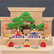 奈良一刀彫｜naradollHIGASHIDA ひいなあそび-緋赤色-