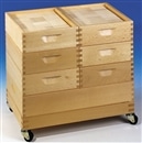 デュシマ積木用キャスター台