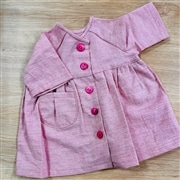 ウォルドルフ人形C体用　ミラベルの服　ピンク