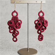 Sai Design(サイデザイン) kupla　ボルドー ピアス/イヤリング