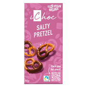 【秋冬限定】iChoc オーガニックチョコレート  ソルティプレッツェル 80g