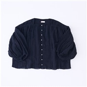 CAYA　かやバルーンスリーブブラウス 墨
