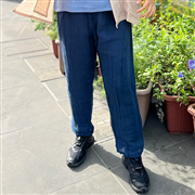 CAYA ストレートパンツ鉄紺