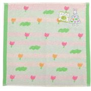 おはなもようウオッシュタオル　わたしのワンピース