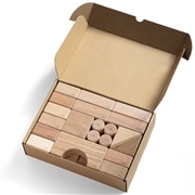 オークヴィレッジ | 寄木の積木（紙箱入り　38ピース程度）