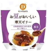 【夏季限定】【冷蔵】だいずデイズ お豆がおいしい寒天ゼリー黒豆 110g