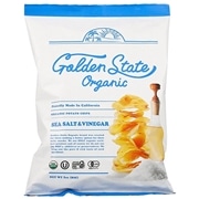 Golden State Organic オーガニックポテトチップス　シーソルト＆ビネガー　85g