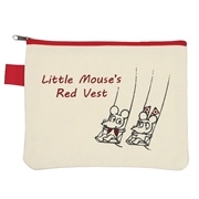 ねずみくんのチョッキ　フラットポーチ　ねずみくんとねみちゃん