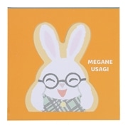 めがねうさぎ　メモ帳　うさこ