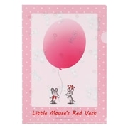 ねずみくんのチョッキ　クリアファイル・ピンク