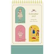 2027 サンリオキャラクターズ×くらはしれい 卓上カレンダー（月曜始まり）