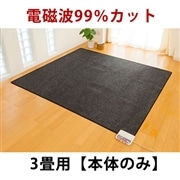 ゼンケン｜電磁波99％カット電気ホットカーペット3畳タイプ：本体のみ　ZCB-30S【メーカー直送】