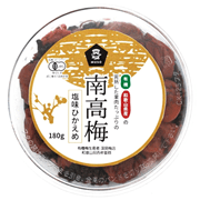 無双　有機南高梅・塩味ひかえめ　180g
