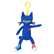 ねこのピート ぬいぐるみキーチェーン Pete The Cat Backpack Pull 絵本のギフト通販 クレヨンハウス