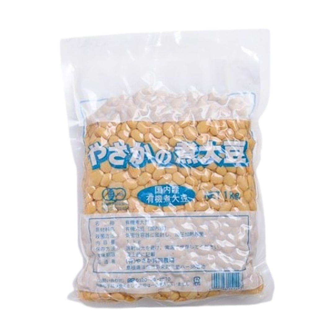 【期間限定：1/16初入荷～2/28最終締切】やさかの有機煮大豆1kg