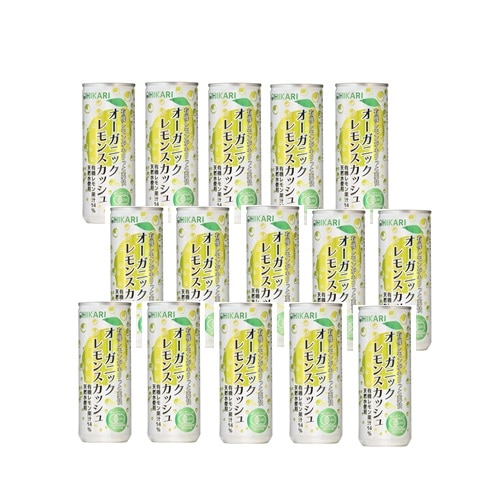 ヒカリ オーガニックレモンスカッシュ 250ml×30本