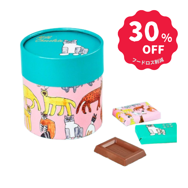【冷蔵】【アウトレット】第3世界ショップ Artisan Art Box ミルクチョコ 44g（55ｇ×8個）ディレクターキャット