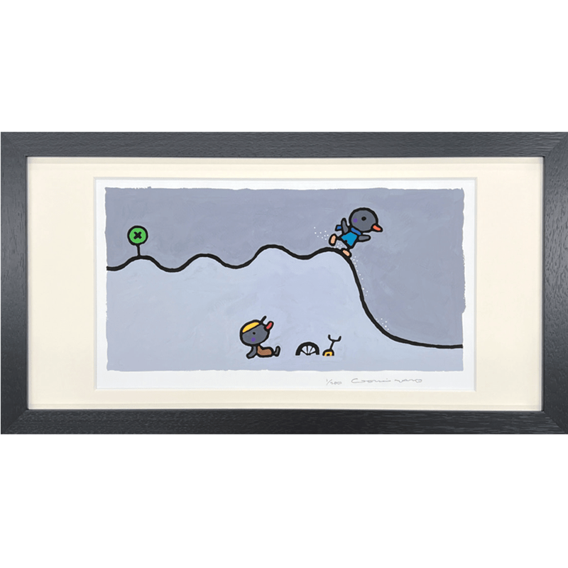 ゆっくりおでかけ【五味太郎プリマグラフィ版画】