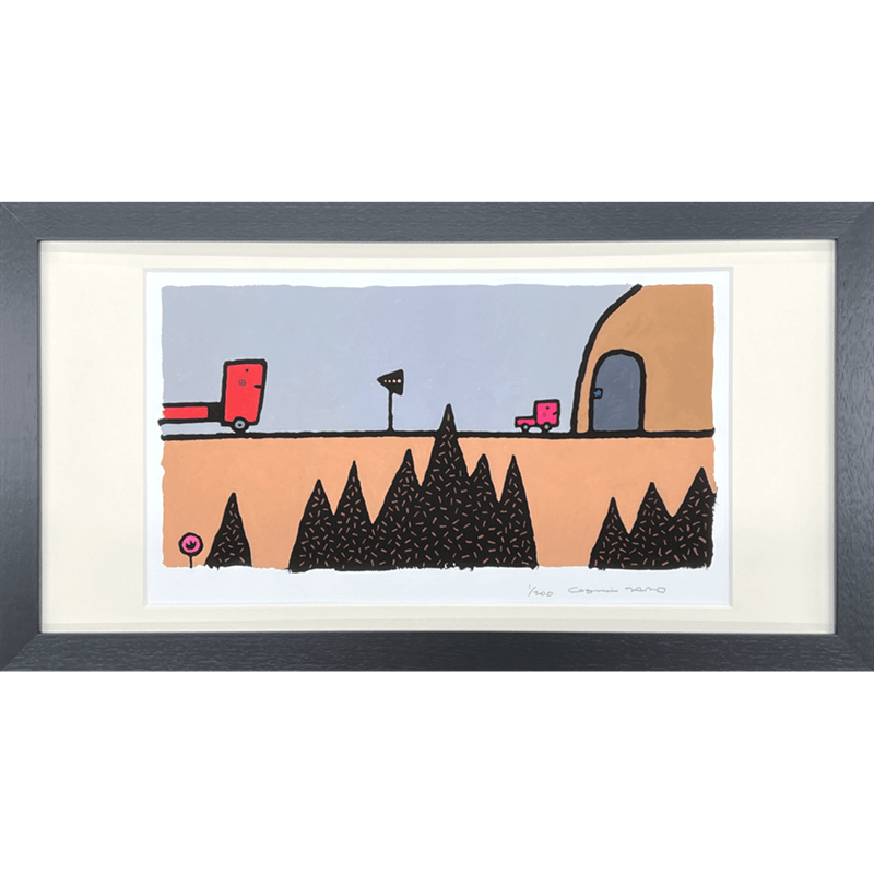 きをつけて【五味太郎プリマグラフィ版画】