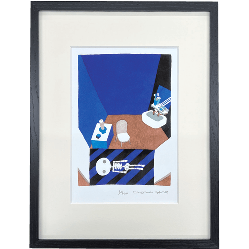 『がいこつさん』より【五味太郎プリマグラフィ版画】