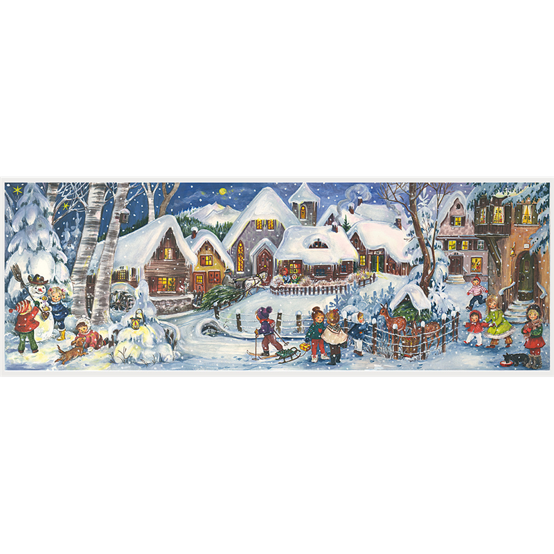 雪降る街【アドベントカレンダー】