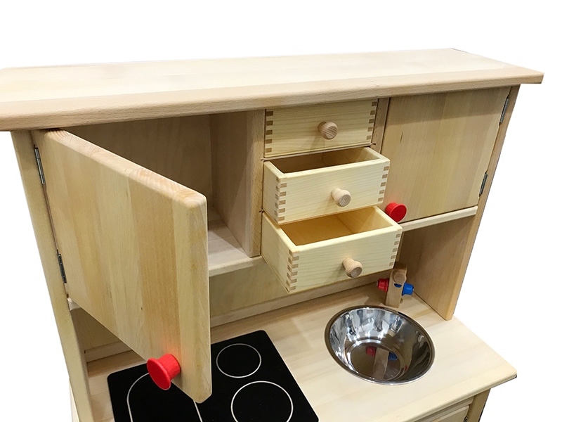 N木製キッチン用収納棚
