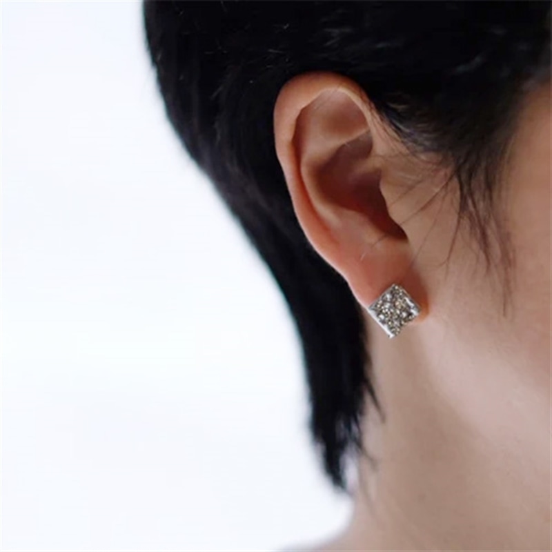 錫　いはだのピアス 　ひし形