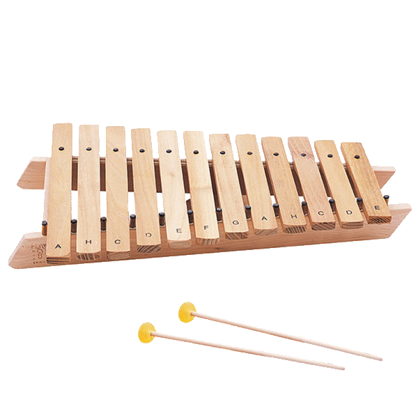 平和工業 Mocco モッコ こ森のシロホンあそび〜日本製の木のおもちゃMocco（モッコ）シリーズ。心地よい音を奏でるすべり台スロープになる木琴です。  木のおもちゃ ユーロバス シロホン 木琴