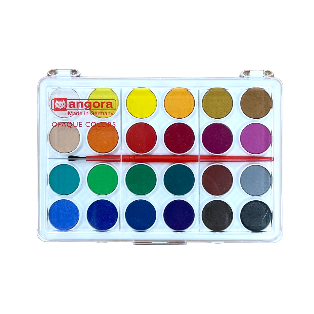 angora／水彩絵の具24色