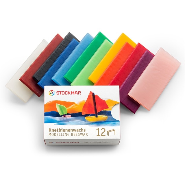シュトックマー／みつろう粘土 12色12枚