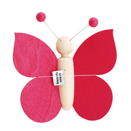 キーナー蝶（大）ピンク