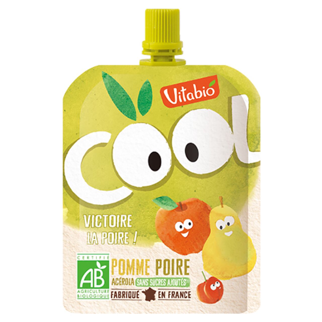 Vitabio  クールフルーツ 有機アップル・洋梨 90g