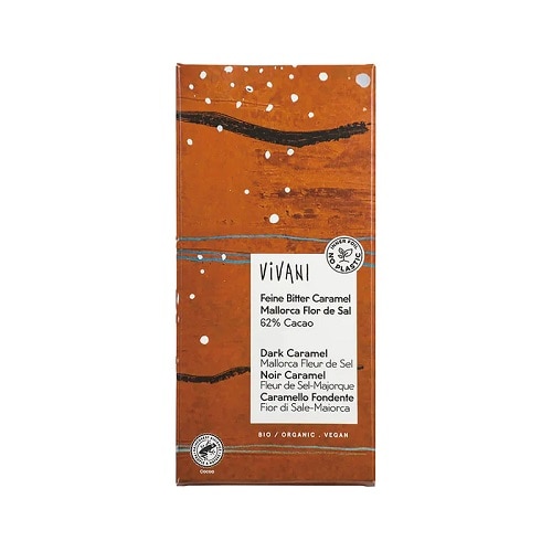 【秋冬限定】ViVANI  オーガニックキャラメル マヨルカ(塩)62%チョコレート 80g