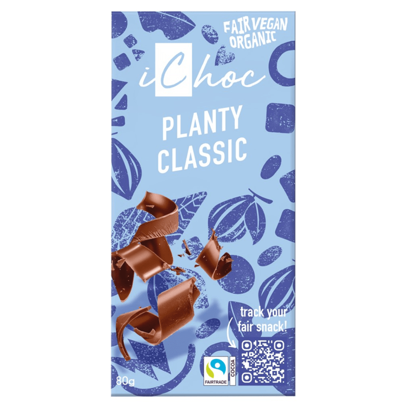 【秋冬限定】iChoc オーガニックチョコレート  プレーン 80g