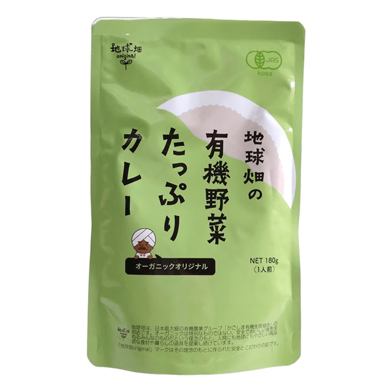 地球畑 地球畑の有機野菜たっぷりカレー 180g
