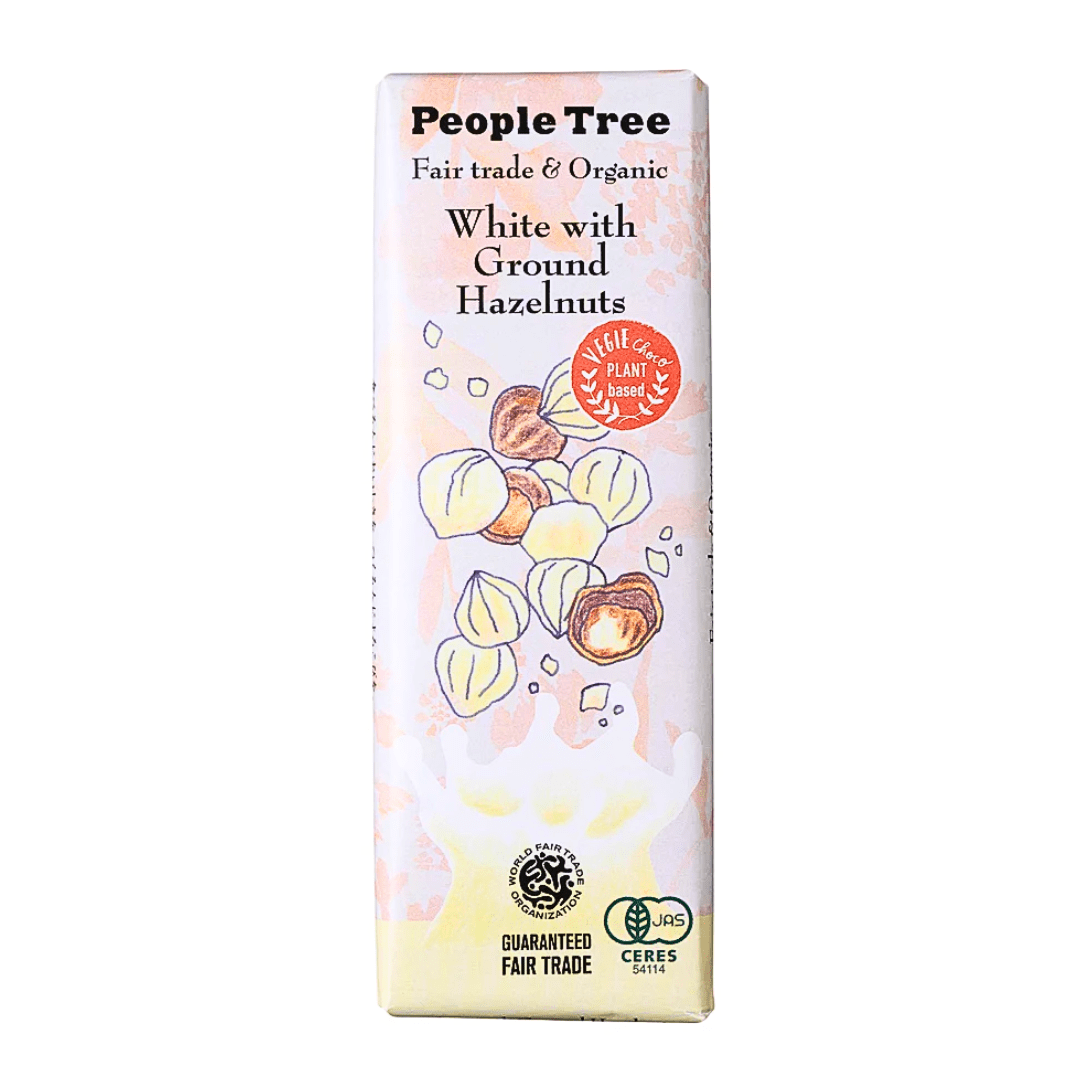 【期間限定】People Tree ホワイト ウィズ グラウンドヘーゼルナッツ 50g