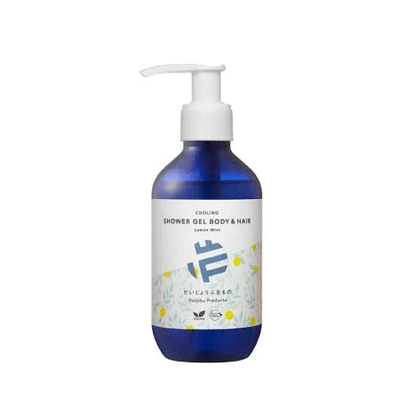 だいじょうぶなもの クーリングシャワージェル ボディ＆ヘア レモン&ミント 200ml