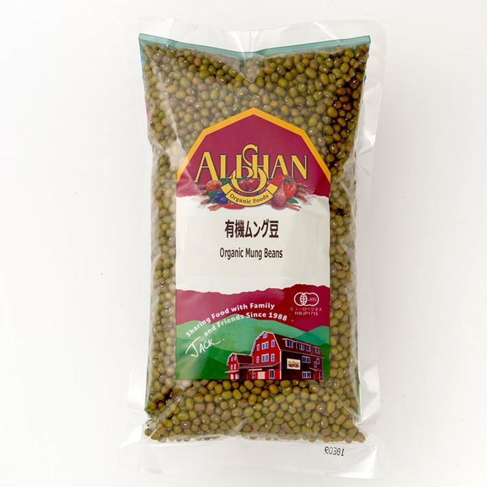 アリサン 有機ムング豆（緑豆） 500g